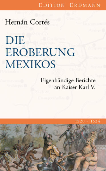 „Betrachtet man sein Leben genauer, so war es nach der Eroberung von Mexiko nichts als Mühsal und Verdruss. (…) Möge Gott ihm und mir alle Sünden verzeihen (…)! Das ist mehr wert als alle Eroberungen und Siege.“ Bernal Diaz del Castillo über Hernán CortésWie auch immer die Nachwelt über die Taten von Hernán Cortés urteilen mag, seine beeindruckende Tapferkeit und seine machiavellistische Intelligenz machen den Spanier ohne Zweifel zu einem der größten Eroberer der Weltgeschichte. Cortés‘ Berichte von den Eroberungsfeldzügen in Mexiko bemänteln seine mitunter äußerst brutalen Unterjochungsmanöver nicht ohne Grund, der Wahrheitsgehalt einiger Passagen wurde durch die Forschung mittlerweile stark in Frage gestellt, und so kommen in dieser Ausgabe auch andere Augenzeugen zu Wort – etwa in den Gegendarstellungen des legendären spanischen Chronisten Bernal Diaz del Castillo, der ein Weggefährte von Cortés war. Trotz ihrer beschönigenden Einseitigkeit gehören die Schilderungen des vielleicht bedeutendsten Konquistadors der spanischen Krone wegen der unmittelbaren und detaillierten Beschreibung des Aztekenreiches zu den faszinierendsten Werken der Entdeckungsliteratur.