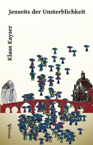 Die Romanvision Jenseits der Unsterblichkeit beschreibt das Schicksal des unsterblichen Tenno, des halbunsterblichen Schabernackgeistes Ariyurei und des sterblichen Bettlers Herrn Abe auf ihrem Weg von Tokio nach Heidelberg in ‚einem auf dem Kopf stehenden Land' und während des dort stattfindenden wissenschaftlichen Kongresses über ‚Unendlichkeit und Unsterblichkeit im Universum.' Ariyurei hat sich als Gedankenmitbewohner in Herrn Abes Vorstellungswelt eingerichtet und begleitet ihn bei mehreren Teezeremonien und Diskussionen über die Unsterblichkeit im Kaiserpalast und auf der Reise. In der romantischen Philosophenstadt Heidelberg verlieben sich Herr Abe in eine blonde Schönheit und der Schabernacktgeist in die Hexenliebe Walpurdie, während der Tenno und seine Fachkollegen Herrn Abe sowie seine Gedankenmitbewohner in die Welt in und jenseits der Unsterblichkeit überführen. Das Buch erzählt in ausführlichen, humorvollen, spannend gestalteten Gesprächen und Erlebnissen der drei Akteure die wissenschaftlich untermauerten Vorstellungen innerhalb und jenseits der Unsterblichkeit. Hierbei werden biologische Grundbausteine des Lebens, physikalischen Gesetze und ethische Vorgaben ebenso behandelt wie virtuellen Welten und elektronischen Kommunikationsebenen. In diesem Roman erfährt der Leser eine wissenschaftlich fundierte, spannend humorvoll gestaltete Vision über Entwicklung, Eigenschaften und Grenzen der künstlichen Intelligenz entsprechend dem heutigen wissenschaftlichen Erkenntnisstand.