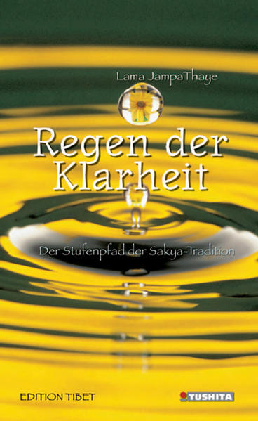 „Regen der Klarheit“ erklärt die Stufen des Pfades zur Erleuchtung im Verständnis der Sakya-Tradition, wie sie von den erleuchteten Meistern Sönam Tsemo, Sakya Pandita und Gorampa dargelegt wurden. Es handelt sich hier um einen der ersten Texte, der in einer westlichen Sprache geschrieben wurde und dabei die Qualitäten eines traditionellen Shastras besitzt. Die darin angesprochenen Themen sind zeitlos aktuell und wenden sich an die heutigen Praktizierenden des Buddhadharma.