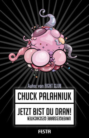 Grotesk, obszön, faszinierend. Geschichten wie Offenbarungen. Du kannst sie nie mehr vergessen … Durch die Romanvorlage von FIGHT CLUB wurde Chuck Palahniuk weltberühmt. JETZT BIST DU DRAN! präsentiert 22 Meisterwerke seiner Erzählkunst. Es geht um die geldgeile Gesellschaft, Selbstverstümmelung, Drogen, Geschlechtsverkehr mit neuen Lebensformen und um andere Unkeuschheiten. Fans des Kultautors werden entzückt sein. Und sollte es noch Leser geben, die ihn nicht kennen, seien sie ausdrücklich gewarnt: Chuck Palahniuk schrieb einige der verstörendsten Bücher aller Zeiten. Ihn zu lesen erweitert das Bewusstsein. Wienerin: »Palahniuk ist ein Genie!« San Francisco Chronicle Book Review: »Falls jemand Kurt Vonnegut den Rang in der amerikanischen Gegenwartsliteratur ablaufen kann, dann ist es Chuck Palahniuk.« Sonntagszeitung: »Mit lakonischer Schärfe knöpft sich Palahniuk thematisch immer wieder aufs Neue die Familie vor und spiegelt in ihr die Verwerfungen der amerikanischen Gesellschaft. Konsequenterweise nannte ein Kritiker Palahniuk den ›Leichenbeschauer des 20. Jahrhunderts‹, seine Romane ›Autopsieberichte einer an Übersättigung verendeten Kultur‹. Kollegen wie Bret Easton Ellis trauen ihm sogar die Nachfolge von Ikonen wie Thomas Pynchon und Don DeLillo zu.« FESTA MUST READ: Große Erzähler ohne Tabus. Muss man gelesen haben. FESTA MUST READ erscheinen als Hardcover mit Leseband und einem Schutzumschlag in der Festa-Lederoptik (robust und bibliophil).