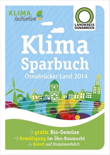 Nach dem Einkauf im Naturkostladen einen gratis Bio-Kaffee genießen oder eine saftige Vergünstigung für das Carsharing einlösen: Das Klimasparbuch Osnabrück enthält attraktive und nachhaltige Angebote in der Stadt Osnabrück und im gesamten Landkreis. Bio-Bauern und Hofläden, der Osnabrücker Weltladen, Fahrrad-Werkstätten und Sanierungs-Experten – sie alle und viele mehr verlocken die Klimasparbuch-Leser mit tollen Gutscheinen zu mehr Nachhaltigkeit! Dazu gibt das praktische Büchlein im Sparbuchformat hilfreiche Tipps für einen ökofairen Alltag. Für Eilige wartet eine Übersicht der zehn wirkungsvollsten Klimatipps: Sie kosten nur wenig Zeit, bewirken dafür aber eine Menge für unser Klima – etwa der Wechsel zu einem Ökostromanbieter oder der Umstieg auf öffentliche Verkehrsmittel. Auch prominente Unterstützer wie VfL-Präsident Christian Kröger und der NDR-Moderator Ludger Abeln verraten ihre ganz persönlichen Sparpotentiale.Der oekom e.V. gibt das Klimasparbuch in Zusammenarbeit mit dem Landkreis Osnabrück heraus, um Bürger zu klimafreundlichem Handeln im Alltag anzuregen. Das Klimasparbuch ist ab 1. Oktober im Buchhandel erhältlich.