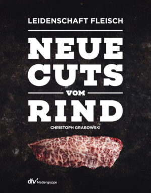 „From nose to tail“ ist mehr als nur ein kulinarischer Trend. Immer mehr Metzger, Köche und Verbraucher erkennen, dass es viel mit Verantwortung und Wertschätzung zu tun hat, ein geschlachtetes Tier komplett zu verwerten. Christoph Grabowski, Fleischermeister und diplomierter Fleischsommelier, geht aber noch weiter: Aus Wertschätzung wird bei ihm Mehrwert. In seinem Buch zeigt der „Fleischflüsterer“ praxisnah, wie aus jedem Stück ein Edelstück werden kann. Anhand von zahlreichen Fotografien erklärt Grabowski Schritt für Schritt alte und neue Zuschnitte, erläutert Sommer- und Winterschnitte und liefert darüber hinaus Hintergrundinformationen rund um Tier und Fleisch. Themen sind neben Tierkunde, Aufzucht und Haltung auch Reifungs- und Veredlungsprozesse sowie Zubereitungsarten. „Neue Cuts vom Rind“ ist somit ein unverzichtbares Handwerkszeug und praxisorientiertes Arbeitsbuch für alle Metzger.