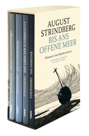 Das Meer prägt die Bewohner der Schäreninseln - es ist Quelle ihres Lebens und ewiger Zeuge ihres Strebens und Scheiterns. Strindberg schildert die Insellandschaft oft als Idylle, das bäuerliche Zusammenleben der Schärenbewohner humoristisch. Allerdings geht es keineswegs nur beschaulich zu: In der Abgeschiedenheit wird Neuankömmlingen mit Misstrauen begegnet, Hierarchien werden ausgereizt und harte Konflikte ausgetragen zwischen Männern und Frauen, dem Einzelnen und der Gesellschaft, persönlichem Willen und höheren Mächten und Zwängen. Auch für die Befindlichkeit des modernen Menschen - zwischen Tradition, Fortschritt und Glaubenskrise - beweist der Dichter der Jahrhundertwende ein genaues Gespür. An den traditionsverpflichteten Landbewohnern beißt sich so mancher städtische Décadent die Zähne aus. Die facettenreiche ›Meeresprosa‹ - Erzählungen sowie die beiden Romane 'Die Hemsöer' und 'Am offenen Meer' - ist ein Juwel im Werk von August Strindberg und wird hier erstmals in einer hochwertigen vierbändigen Ausgabe zusammengeführt. Die kommentierte Neuübersetzung von Angelika Gundlach macht dabei diverse der Verlagszensur geschuldete Streichungen rückgängig - und sorgt durch eine korrekte Verortung überdies dafür, dass Strindbergs Schauplätze endlich auf der Landkarte zu finden sind.