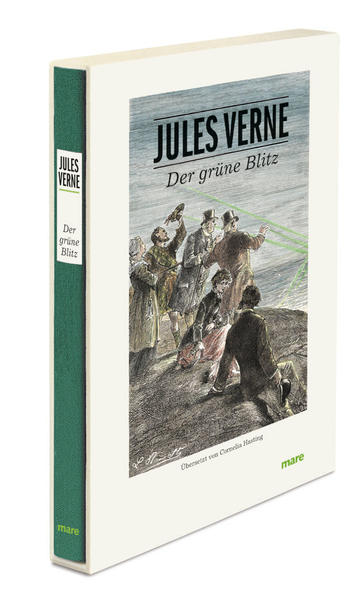 Die hübsche Helena wächst auf dem schottischen Landsitz ihrer 'Zieheltern' Onkel Sam und Onkel Sib auf, die sich nicht nur eine Schnupftabakdose teilen, sondern auch stets die Sätze des jeweils anderen vollenden. Als Helena achtzehn wird, beschließen die beiden, sie mit dem hochseriösen Gelehrten Aristobulus Ursiclos zu verheiraten, der ihnen als Garant für das Glück ihrer Nichte erscheint. Doch diese fordert Bedenkzeit: Aus der Zeitung hat sie vom 'grünen Blitz' erfahren, einem seltenen Naturphänomen, das nur an besonders klaren Tagen bei Sonnenuntergang am Meer beobachtet werden kann. Wer den grünen Blitz gesehen hat, wird sich, so besagt die Legende, in Gefühlsdingen nicht täuschen. Mit ihren Onkeln und deren Wunschkandidat im Schlepptau begibt sich Helena auf eine Reise entlang von Schottlands Westküste, auf der Suche nach dem grünen Blitz - und der großen Liebe. Dank dieser Schmuckausgabe liegt Jules Vernes einziger Liebesroman, 1882 im Original erschienen und gut hundert Jahre später von Eric Rohmer als ›Das grüne Leuchten‹ fürs Kino adaptiert, endlich in einer modernen deutschen Übersetzung vor. Mit humorvollem Understatement und hinreißender Leichtigkeit entführt uns der Autor auf diese abenteuerliche Entdeckungsreise, die schließlich eine Entdeckungsreise des Herzens ist.