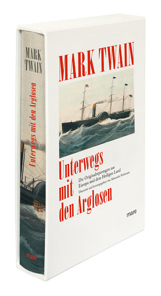 Im Sommer 1867 begleitete Mark Twain eine Gruppe von 77 amerikanischen Pilgern auf eine Vergnügungsreise mit dem Raddampfer »Quaker City« ins Heilige Land. In 50 Reisebriefen berichtete er der Zeitung Daily Alta California von seinen Abenteuern in Spanien, Italien, Griechenland, der Türkei und Palästina. Die kauzigen, komischen und ziemlich respektlosen Reportagen verarbeitete Twain zu seinem erfolgreichsten Buch »Die Arglosen im Ausland«, doch wurde darin fast alles gestrichen, was Anstoß hätte erregen können. Nun endlich liegt die Erstübersetzung der Urfassung aller Berichte vor, ungekürzt und unzensiert: Twain at his best. Denn keine Kuh war dem jungen Reporter zu heilig, um geschlachtet zu werden, ganz gleich, ob es sich dabei um den Nationalstolz seiner Reisegefährten oder die Kunstschätze und Pilgerstätten der Alten Welt handelte.