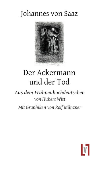 Die Literaturgeschichte nennt ihn Johannes von Saaz oder Johannes von Tepl, tschechisch Jan ze Žatce. Um 1350 geboren, war er lange Jahre als Notar, Stadtschreiber und Schuldirektor in der böhmischen Stadt Saaz tätig, bevor er in die Prager Neustadt übersiedelte. Um das Jahr 1400 hat er sein einzigartiges Büchlein vom Ackermann und dem Tod verfasst. Es erwies ihn als den größten deutschsprachigen Dichter seiner Zeit. Im Namen aller lebendigen Kreatur bestreitet der Ackermann das Existenzrecht des Todes. Das ist vergeblich, aber nicht sinnlos, wie Gottes Urteil am Ende verkündet. Die vorliegende Ausgabe greift auf den Erstdruck von 1462 zurück, der als Faksimile wiedergegeben wird. Beigefügt ist eine Neuübertragung aus dem Frühneuhochdeutschen von Hubert Witt, die Wert darauf legt, die Wert darauf legt, das Poetische und Gestische der Vorlage möglichst zu bewahren. Schließlich folgt die Wiedergabe von 33 Lithographien Rolf Münzners: einem Bild-Zyklus, der aus der Begegnung mit diesen Texten hervorgegangen ist. Vom „Ackermann“-Text sagten einst die Werbesprüche der Drucker: es sei „überaus nützlich, tröstlich und ergötzlich zu hören und zu lesen“. Johannes von Saaz (1350-1414): [auch Johannes von Tepl] - benannt nach seinem möglichen Geburtsort in Nordböhmen - wurde wohl gegen 1350 geboren. Nach dem Studium in Prag - vielleicht auch in Bologna, Padua oder Paris - war er etwa von 1373 an in Saaz als notarius civitatis und später auch als rector scholarium, als Leiter der örtlichen Lateinschule tätig. 1411 ging er als Protonotar nach Prag, wo er um 1414 gestorben ist. Er hinterließ fünf Kinder und seine Witwe Clara, die vermutlich seine zweite Frau war.