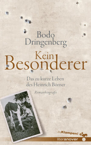 Heinrich Börner, 1919 unehelich in Linden geboren, verbrachte sein Leben als Melker auf verschiedenen Bauernhöfen Norddeutschlands. Weder war er politisch aktiv noch gar Widerstandskämpfer oder Intellektueller. Er gehörte auch keiner in der Nazizeit verfolgten Gruppierung an - ein sogenannter einfacher Mann, niemand Besonderes. Nach erzwungenem Reichsarbeitsdienst wurde er zu Kriegsbeginn in Hannover zur Wehrmacht eingezogen. Noch bevor er an die Front musste, desertierte er. Kurz nach seiner Fahnenflucht wurde er gefasst, vom Militärgericht zum Tode verurteilt und 1940 in Hannover bei der Kugelfangtrift erschossen. Er wurde nur 21 Jahre alt. Die Romanbiografie »Kein Besonderer« folgt den Stationen des kurzen, gewöhnlichen Lebens von Heinrich Börner und möchte ihn ins öffentliche Gedächtnis bringen. Eine notwendige Ergänzung zu den bekannten Geschichten »großer Helden«.