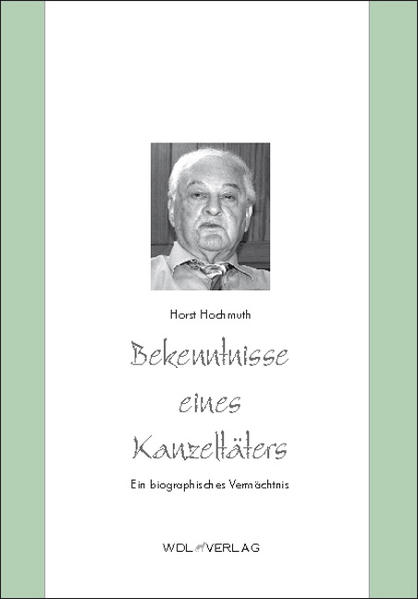 Der Autor (Jahrgang 1920) war 52 Jahre lang als Pastor, Evangelist, Rundfunkprediger und Autor tätig. In seiner Autobiographie begründet er sein Selbstverständnis als „Kanzeltäter“: „Im Jakobusbrief wird (allerdings der Hörer) dringend aufgefordert, Täter des Wortes zu sein. In diesem Sinne wollte ich auch Täter sein, zumal ich immer den Standpunkt vertreten habe, dass ich nicht nur anderen predige, sondern auch mir selbst.“ Mit markanten Sätzen gewürzt, entsteht in diesem Vermächtnis ein eindrückliches und humorvolles Lebenswerk, das durchaus noch nicht abgeschlossen ist.