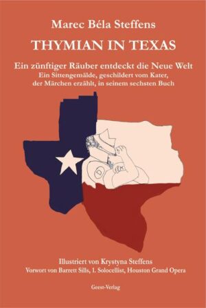 Der Räuber Thymian achtet alle Gebräuche der ehrsamen Räuberzunft. Doch plötzlich findet er sich auf unvertrautem Terrain wieder. Die Räuberzunft seiner deutschen Heimatstadt schickt Thymian nach Houston in Texas: er soll dort die modernsten Methoden der Räuberei erlernen. Von der dortigen Geschwisterschaft der Räuberinnen und Räuber (früher nannte sie sich Bruderschaft, aber das geht heutzutage natürlich nicht mehr) kann Thymian eine Menge lernen. Daß man die Passagiere im Überlandbus zuallererst die Allgemeinen Geschäftsbedingungen der Geschwisterschaft unterschreiben läßt, bevor man sie ausraubt - sonst gibt es die dicksten juristischen Scherereien. Daß man sich nach der deutschen Bürokratie zurücksehnt, wenn man es mit einem amerikanischen Call Center zu tun bekommt. Wie man Entführungsopfer bei Laune hält, um Schadenersatzklagen der Familie zu entgehen. Wieso das Geschworenensystem überlegen ist. Daß Religionsfreiheit nicht etwa bedeutet, daß man an seinem freien Tag ausschlafen könnte. Und noch weitaus mehr. Räuberkollegen aus aller Herren Länder helfen Thymian bei der Eingewöhnung, ebenso wie Amanda, das kesse Gürteltier-Weibchen, und Ildefons, der schwerhörige Leguan. So entsteht ein Sittengemälde über das Leben in Houston und Texas.