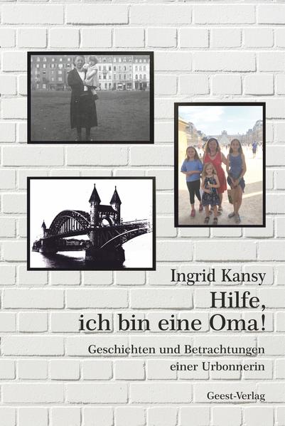 Oma zu sein, ist ein spannender Abschnitt im Leben einer Frau. Ingrid Kansy ist genau das passiert, ist sie doch stolze Oma von 3 Enkelkindern. In einer fiktiven Korrespondenz mit ihrer Großmutter Elisabeth und eigenen Reflektionen über den Alltag und die Lebensperspektiven beschreibt die Autorin, was an Einschränkungen und Herausforderungen, aber auch, welche Möglichkeiten und Freuden das Dasein einer Oma prägen. Gleichzeitig beschreibt Ingrid Kansy ihre Verbun-denheit mit ihrer Heimatstadt Bonn mit deren liebenswerten Besonderheiten, die ihr wertvolle Erinnerungen schenken.