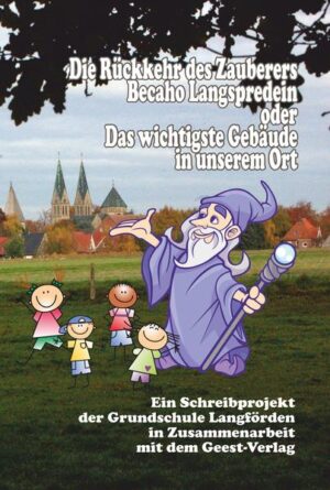 Was, wenn Gebäude sprechen könnten? Nach vielen Hundert Jahren kommt der einst aus Langförden ver­triebene Zauberer Becaho Langspredein zurück in seinen Heimatort. Vieles hat sich dort verändert, und die Suche nach einem neuen Zuhause gestaltet sich komplizierter als erwartet. Doch Becaho hat ein Ass im Zauberumhangsärmel: Er spricht die Sprache aller Dinge. So bittet er die neuen und alten Gebäude des Ortes um Hilfe und erfährt nebenbei so einiges über die Geschichte von Langförden. Immer wieder taucht dabei die Frage auf, welches Gebäude das wichtigste im Dorf ist. Können die Kinder von Langförden bei der Beantwortung helfen? Grundlage dieser Geschichte ist ein zweijähriges Schreib- und Forschungsprojekt, an dem mehrere Klas-sen der Grundschule Langförden mitgewirkt haben. An verschiedenen Schreibtagen schrieben die Schüler*in-nen über die Geschichte, das Aussehen und die Persönlichkeit verschiedener Gebäude und Plätze im Dorf. Entstanden ist so eine Dorfgeschichte, die die wahre Historie von Langförden mit dem fantastischen Märchen eines Zauberers verbindet, dessen Name sich aus den Ortsteilen und Bauerschaften Langfördens zusammensetzt.Besonders spannend ist dabei die oft überraschende Argumentationsweise der Schüler*innen, die in der abschließenden Diskussionsrunde zu einem erstaunlichen Ergebnis führte. Ein spannendes Projekt, das Lesespaß für Jung und Alt verspricht.