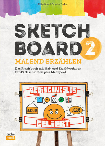 "Sketchboard 2" ist das Praxisbuch für alle, die schon mit dem Sketchboard arbeiten, es aber abwechslungsreicher und mit kürzerer Vorbereitungszeit einsetzen wollen. Die 45 praxiserprobten Sketchboards-von sehr einfach umsetzbaren Geschichten bis zu Geschichten mit Effekten-bestehen aus Start- und Schlussbild sowie Storybook. Alle können leicht übernommen und ohne viel Aufwand erzählt werden. Für Freizeiten lassen sich Erzählreihen bilden. Der Ideenpool gibt wertvolle Hilfen und viel Inspiration: neue Effekte, speziell entwickelte Sketchboard-Alphabete und -Figuren sowie Weiterentwicklungen der klassischen Sketchboard-Idee, die zum Weiterdenken und Selbermachen einladen-wie das neuartige „Sketchboard Mini“ für kleine Gruppen.