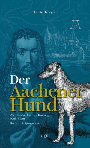 Am 23. Oktober 1520 wird der junge Habsburger Karl V. im Dom zu Aachen zum König gekrönt. Augenzeuge des prunkvollen Spektakels ist das Künstler­genie Albrecht Dürer aus Nürnberg. Vom neuen Herrscher will er die ­Bestätigung seiner Leibrente erwirken. Doch bis es soweit ist, gilt es noch das mysteriöse Verschwinden eines kostbaren Handschuhs aus dem Krönungs­ornat aufzuklären. Hierbei spielt ein Hund eine ganz besondere Rolle. Ohne die nüchternen Tagebucheinträge im Rahmen seiner Reise durch die ­Niederlande wüsste man wenig über Dürers dreiwöchigen Abstecher nach Aachen. Autor Günter Krieger erzählt, wie es gewesen sein könnte. Die angefügte „Spurensuche“ führt zu den Orten des Geschehens und bietet zudem eine Zusammenschau der historischen Hintergründe.