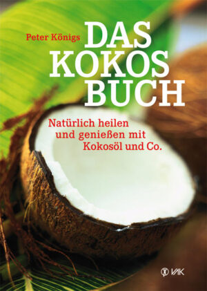 Das erste umfassende Buch über Kokosöl liegt jetzt in der erweiterten Neuauflage vor. Kokosöl und Co. - wie Mehl, Milch, Flocken und Wasser aus der Kokosnuss schmecken nicht nur ausgesprochen gut, sondern sind vor allem gesundheitsfördernd. Der Kokos-Experte Peter Königs räumt hier mit dem Vorurteil auf, dass gesättigte Fettsäuren ungesund seien. Die Fettsäuren der Kokosnuss eignen sich nicht nur hervorragend für die Küche, da beim Erhitzen keine schädlichen Transfettsäuren entstehen, sondern schützen auch vor Arterienverkalkung und Herzinfarkt, wirken immunstärkend und verhindern die Bildung gesundheitsschädlicher freier Radikale. Der Autor zeigt auf, wie einfach sich Kokosöl und Co. in Küche und Kosmetik einsetzen lassen und gibt gezielte Anleitung, wie jedes Rezept sich ganz einfach zu einem leckeren „Kokos-Rezept“ verwandeln lässt. Da die Kokosnuss kein Gluten enthält, eignen sich Kokosnussprodukte auch für Zöliakie-Betroffene. Ebenso sind sie hervorragend geeignet im Ernährungsplan von Tumorkranken. Das fette Plus der Kokosnuss: Es steigert den Grundumsatz und hilft auch noch beim Abnehmen! Der umfassende Ratgeber bietet detaillierte Informationen zu (un-)gesättigten Fettsäuren auf dem aktuellen Stand der Wissenschaft, erklärt die positive gesundheitliche Wirkung von Kokosprodukten bei zahlreichen Erkrankungen, zeigt Anwendungsmöglichkeiten von Kokosprodukten in der Küche, enthält Informationen zum kosmetischen Einsatz von Kokosöl und beleuchtet alle Kokosprodukte: Kokosöl, Kokoswasser, Kokosmilch, Kokosmehl, Kokosmus, Kokosflocken, Kokoscreme, frische Kokosnüsse. Der umfassende Ratgeber des erfahrenen Autors wurde aktualisiert und erweitert: Peter Königs erklärt jetzt auch den Einsatz von Kokosöl zur Ernährungsbehandlung bei Alzheimer und Demenzerkrankungen. Das besondere Extra: Zahlreiche neue Rezepte mit Fotos!