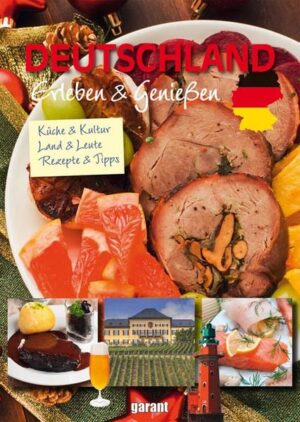 Lernen Sie Deutschland kulinarisch kennen! In diesem Buch wird die traditionelle deutsche Küche in informativen Texten und brillanten Bildern vorgestellt – mit leckeren Rezepten, praktischen Tipps und Hintergründen. Hinzu kommen Erläuterungen zu Geschichte, Kultur, Land und Leuten. Bei den Rezepten gibt es eine breite Auswahl an Vorspeisen, Beilagen, Hauptgerichten und Desserts aus allen Regionen. Diese kulinarische Reise durch Deutschland bietet vielfältige Anregungen zum Stöbern, Entdecken und Kochen.