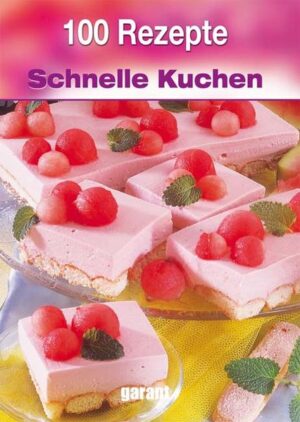 Für alle, die trotz vieler Verpflichtungen und Termine nicht auf den Genuss eines köstlichen Kuchens verzichten wollen, bietet dieses Buch die optimale Lösung. Wir haben für Sie 100 herrliche Rezepte gesammelt und ausprobiert, damit Sie Ihre Lieben damit verwöhnen können. Alle Rezepte sind übersichtlich zusammengestellt, durchgehend mit farbigen Abbildungen versehen und Schritt für Schritt erklärt. Ein ausführlicher Ratgeberteil, der viele Tipps und Tricks verrät, garantiert den Erfolg. Gutes Gelingen und viel Spaß beim Backen und Genießen.