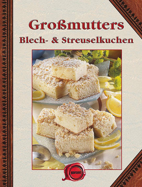 Duftendes Gebäck ist zu jeder Zeit bei allen Generationen beliebt, ob zum gemütlichen Kaffeeklatsch an einem Sonntagnachmittag, zur Teestunde, beim Kindergeburtstag oder auf einem großen Kuchenbüffet bei einer Familien feier. Blech- und Streuselkuchen aus der eigenen Backstube bieten ungeahnte Möglichkeiten, Gäste zu verwöhnen. Diese wunderbare Sammlung aus Großmutters Backbuch präsentiert Ihnen viele traditionelle Backrezepte. Alle Rezepte sind übersichtlich zusammengestellt, durchge hend mit farbigen Abbildungen versehen und Schritt für Schritt erklärt. Ein ausführlicher Ratgeberteil, der viele Tipps und Tricks verrät, garantiert den Erfolg. Gutes Gelingen und viel Spaß beim Backen und Genießen.