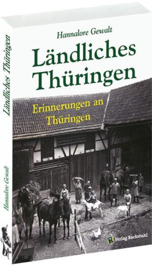 Autor: Hannalore Gewalt, 240 Seiten mit 142 Fotos. 6. Auflage 2015 als Taschenbuch INHALT Auf ein Wort 5 Die Idee, ein Buch zu schreiben 6 Mein Heimatort Molschleben 8 Daheim 21 Der Kindergarten 26 Kinderfest 29 Der Futterkasten 32 Das Wertköfferchen 33 Die Russen kommen 36 Heimkehr 36 Die Seifentante 37 Der Kindermantel 38 Die schwarzen Schnürschuhe 38 Eitelkeit 39 Fastnacht 41 Frühlingsspiele 44 Das Karussell 51 Im Märzen der Bauer 52 Ostern 58 Aufregung im Hühnerhof 59 Maikäferplage 62 Gänsehüten 63 Bonbonkochen 68 Badetag 69 Das Seifekochen 71 Trauer 72 Entbehrungen und Sehnsüchte 74 Der Garten Eden 78 Dörrobst 78 Quetschenkuchen und Quetschenmus 79 Die Grude 81 Tabak 83 Die Wellenhaufen 85 Torfstechen 86 Große Wäsche 87 Rübensaft 90 Federnschleißen 92 Säckeflicken 94 Heile heile Kätzchen 96 Der Holunderstrauch 98 Alte Begriffe und Gewohnheiten 100 Aberglaube 101 Zuckertüten 103 Dummheiten in der Schule 106 Der störrische Eber 109 Die Religion 112 Heilkräuter 115 Eine Nase voll Landluft und noch mehr 117 Kartoffelkäfer 120 Häusliche Pflichten 122 Futterschneiden 122 Schneidernte 123 Getreidepuppen 131 Mohnbrechen 135 Flachsernte 136 Dreschfest 138 Kartoffeln- und Rübenernte 146 Betteln, Ährenlesen und Kartoffelnstoppeln 156 Der Schäfer 160 Der Stellmacher 164 Der Büttner 166 Die Dorfschmiede 171 Die Sattlerwerkstatt 174 Die Mühle 177 Das Gemeindebackhaus 179 Butter- und Käsezubereitung 182 Hausschlachten 184 Geselligkeiten 198 Bauernhochzeit und Scherbenaschern 201 Die Kirmes 207 Winterfreuden 215 Kriegsweihnacht 219 Unvergeßliche Erinnerung an die Weihnachtszeit 222 Prosit Neujahr! 227 Nach fünfzig Jahren 229 Meine lieben Leser! 230 Der Schreiber 231 Anmerkungen 232 Meine lieben Leser! Von meinen Lesern würde ich mir wünschen, dass sie die letzten Seiten meines Buches „Ländliches Thüringen“ nicht zuschlagen, ohne den Wunsch zu verspüren, auch die dazu gehörigen, restlichen Erinnerungen aus „Thüringer Feldraingeschichten“ lesen zu wollen und sich gedanklich damit zu beschäftigen. Nur wer alle Beschreibungen aus der Zeit vor etwa fünfzig bis sechzig Jahren kennt, ist in der Lage, sich ein umfassendes Bild über die Zeit des Krieges und den Jahren danach zu machen. Ein Buch allein würde die umfangreichen Erinnerungsgeschichten gar nicht fassen können. Meine beiden Bücher gehören zusammen, wie der rechte Schuh zu dem linken Schuh gehört. Dem Heimatliteraturverleger Herrn Harald Rockstuhl bin ich zu großem Dank verpflichtet, weil er noch einmal eine Neuauflage anstrebte, um meine Aufsätze erneut unter die Leser zu bringen. Viele Autoren, welche das Thüringer „Gestern“ beschrieben, beschränkten sich hauptsächlich auf die großen Feiertage, wie Ostern, Kirmes und Weihnachten. Mir war es bei meinen Schilderungen wichtig, den Alltag mit seinen Selbstverständlichkeiten, seinen Entbehrungen und auch mit seiner Schönheit nicht zu vergessen. Gerade die kleinen Dinge begeisterten den Leser besonders. Ich fand die Alltäglichkeiten wichtig genug, davon zu erzählen. Wie zum Beispiel die ersten Erfahrungen mit dem westdeutschen Zitterpudding, den abscheulichen Geschmack des aufbauenden Lebertrans, das schnöde Großreinemachen oder die umfangreiche Beschreibung des alten Dorfteiches. Auch die damals unentbehrliche Großmutter ist nicht vergessen. Wenn ich zurückdenke, wie viele glückliche Menschen ich bei meinen etwa 160 Buchlesungen erlebte, bin ich sehr zuversichtlich, dass sich die Mühe lohnte. Leider bin ich gesundheitlich nicht mehr in der Lage weitere Buchvorstellungen durchzuführen. Aber ich vertraue darauf, dass die - Mund zu Mund Propaganda - wieder so gut funktioniert, wie bei den vorangegangenen Auflagen. Ich kann mich dafür verbürgen, dass auch die ergänzten oder überarbeiteten Aufsätze sämtlichst der Wahrheit entsprechen. Vor allem die in „Thüringer Feldraingeschichten“ enthaltenen mehr oder weniger lustigen Kurzgeschichten sind alle irgendwo auf den Dörfern Thüringens geschehen. Personen- und Ortsnamen mußten anonym bleiben. Meinen Lesern wünsche ich ein Lesevergnügen der besonderen Art. Ich wünsche ihnen, dass die Erinnerungsgeschichten von gestern, das „Heute“ besser und leichter bestehen lassen! Hannalore Gewalt