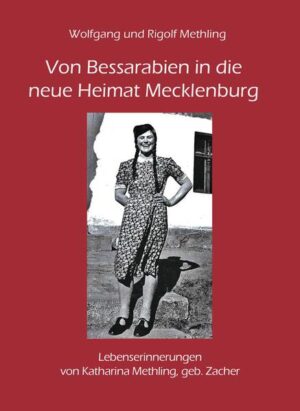 Aus dem Vorwort Unsere Mutter Katharina Methling, geb. Zacher, hat uns bei Familienfeiern und anderen Gelegenheiten häufig aus ihrem Leben in ihrer alten Heimat in Teplitz/Bessarabien (heute Ukraine und Moldawien), von der Aussiedlung („Heimholung ins Reich“) nach Deutschland, der Umsiedlung nach Eichfelde (Westpreußen, Wartheland), der Flucht vor der Kriegsfront, der Ansiedlung und dem Finden einer neuen Heimat in Kavelstorf (Mecklenburg) berichtet. Sie war eine sehr gläubige evangelische Christin und ihre wichtigste Botschaft an uns, ihre Söhne, war: nie wieder Krieg und Nächstenliebe für alle Menschen, die in Not sind, „die mühselig und beladen sind“. Sie hat ihre Berichte oft damit eingeleitet und beendet, dass sie über ihr Leben ein Buch schreiben könnte. Unsere Mutter war eine kluge, couragierte, hilfsbereite, gutmütige, wenn nötig auch strenge Frau, aber ein Buch über ihr Leben konnte sie nicht schreiben. Das holen wir nun nach. Die Grundlage für die Publikation ihrer Lebenserinnerungen ist ein aufgezeichnetes Interviewgespräch im Haus ihres Sohnes Rigolf Methling im Sommer 2004. Es ist ein unwiederbringliches Zeitzeugendokument. Wir haben die Antworten und Aussagen unserer Mutter fast immer im Original übernommen, nur selten Zeit- und Ortsangaben sowie andere Details korrigiert, präzisiert und ergänzt. Aus heutiger Sicht hätten wir gern manchmal nachgefragt, aber das ist nicht mehr möglich, da unsere Mutter am 19.12.2009 verstorben ist. Mit der Veröffentlichung dieses Lebensberichtes wollen wir unserer Mutter, aber auch unserem Vater den gebührenden Dank ihrer Kinder für ihre Lebensleistungen, ertragenes Leid sowie liebevolle Fürsorge und Erziehung abstatten. Unsere Mutter war stolz auf ihre drei Söhne, und wir sind stolz auf unsere Eltern. Wir verstehen die Weitergabe ihrer Lebenserinnerungen auch als Würdigung der Leistungen der vielen anderen Menschen ihrer Generation, die den zweiten Weltkrieg, Umsiedlung und Flucht überstanden haben und in Mecklenburg-Vorpommern oder anderswo eine neue Heimat gefunden und aufgebaut haben. Mai 2017 Prof. Dr. Wolfgang Methling, Niendorf Rolf-Dieter Methling (postum), Bad Langensalza Rigolf Methling, Loburg KURZLEBENSLAUF KATHARINA METHLING, GEB. ZACHER Katharina Methling wurde am 7. Juli 1925 als älteste Tochter des Bauern Friedrich Zacher und seiner Frau Christine, geb. Hermann, in Teplitz/Bessarabien geboren. Mit ihr wuchsen weitere sechs Geschwister auf dem Hof in Teplitz auf. In der Folge des Hitler-Stalin-Paktes wurde die Familie im September/Oktober 1940 nach Deutschland (Lager Schloss Wermsdorf/Sachsen) ausgesiedelt. Im Juli 1941 wurden sie nach einem kurzen Zwischenaufenthalt im Lager Litzmannstadt (heute Lodz, Polen) auf einem polnischen Bauernhof in Eichfelde (Wartheland, Westpreußen