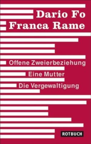 In ihren drei persönlichsten Stücken macht sich Franca Rame gemeinsam mit Dario Fo stark für die Rolle der Frau: Sie nimmt die italienischen Machos, die chauvinistische Gesellschaft und die daraus resultierende Politik aufs Korn. Das skurrile Chaos einer "Offenen Zweierbeziehung", deren Freiheiten natürlich nur der Mann genießen darf, ist der erheiternde Anfang. Ernsthafter sind dagegen ihre Monologe: "Eine Mutter" versucht verzweifelt zu ergründen, ob ihre Erziehung oder die Politik aus ihrem Sohn einen Terroristen gemacht hat. "Die Vergewaltigung" einer Frau beschreibt Rame beklemmend und schonungslos genau und zieht gegen die Verharmlosung sexueller Gewalt in der italienischen Öffentlichkeit zu Felde.