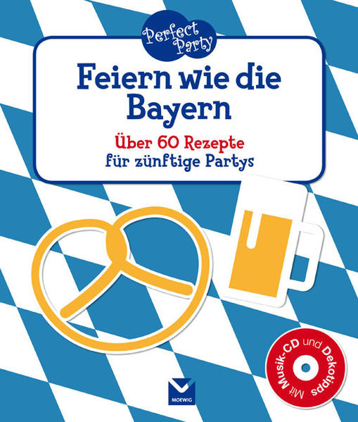 Ob Oktoberfest oder Hofbräuhausparty, ob Hüttenzauber oder bayerische Kinderparty - hier geht's zünftig zu! Von Schweinshaxen bis Brez'n finden sich alle feiertauglichen Gerichte und viele weißblaue Dekoideen. Die CD mit einer tollen Mischung aus volks tümlichen Weisen und deftigen Partykrachern sorgt für Stimmung!