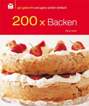 Von einfach bis festlich: 100 süße Backrezepte mit jeweils einer Rezeptvariation. Es bringt unglaublich viel Spaß, Kekse und Kuchen selbst zu backen. Der herrliche unwiderstehliche Duft aus dem Backofen lockt die ganze Familie in die Küche. Und Selbstgebackenes ist bestens geeignet, Familie und Freunde zu verwöhnen!Aus dem Inhalt: KleingebäckPlätzchen und KekseKuchen vom BlechTortenKuchen purFeingebäckKochen ohne Backen