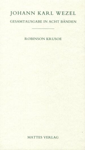 Robinson Crusoe gehört zu den großen und einflussreichen mythologischen Gestalten der Neuzeit, (so zu Recht Ian Watt). Seine Überlebensfähigkeit unter widrigsten Naturbedingungen extra societatem, seine Befähigung zur Aufrechterhaltung kultureller Standards in intellektuellen und moralischen Bereichen unter naturzuständlichen Bedingungen, seine Fähigkeit zu Mitlied und Herrschaft gegenüber Naturvölkern machten den britischen Abenteurer zu einer prägenden Gestalt im Selbstverständnis der europäischen (auch eurozentrischen) Moderne. Nicht zufällig ist daher nach Defoes Inauguration und ausnehmend erfolgreicher Erstveröffentlichung 1719 eine Fülle von Übersetzungen, Adaptationen und Nachdichtung zu verzeichnen