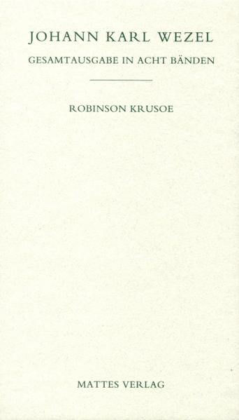 Robinson Crusoe gehört zu den großen und einflussreichen mythologischen Gestalten der Neuzeit, (so zu Recht Ian Watt). Seine Überlebensfähigkeit unter widrigsten Naturbedingungen extra societatem, seine Befähigung zur Aufrechterhaltung kultureller Standards in intellektuellen und moralischen Bereichen unter naturzuständlichen Bedingungen, seine Fähigkeit zu Mitlied und Herrschaft gegenüber Naturvölkern machten den britischen Abenteurer zu einer prägenden Gestalt im Selbstverständnis der europäischen (auch eurozentrischen) Moderne. Nicht zufällig ist daher nach Defoes Inauguration und ausnehmend erfolgreicher Erstveröffentlichung 1719 eine Fülle von Übersetzungen, Adaptationen und Nachdichtung zu verzeichnen