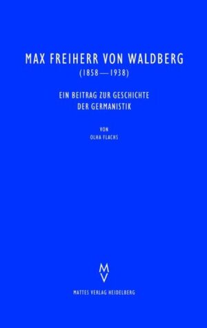 Max Freiherr von Waldberg (1858?1938) | Bundesamt für magische Wesen