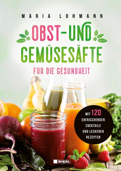 Mit Säften können Sie Krankheiten vorbeugen und heilen. Denn: Vitamine und Mineralien bleiben bei der Saftbereitung voll erhalten. Obst- und Gemüsesäfte lassen sich leicht selber herstellen und enthalten im Überfluss alles, was der Körper zum Gesundwerden und Vitalbleiben benötigt: • Sie führen Ihrem Körper alle wichtigen Mineralien, Vitamine sowie Heilstoffe zu. • Sie wirken heilend, indem sie alle Stoffwechselfunktionen anregen. • Sie fördern die Verdauung und unterstützen die Regeneration des Darms. • Auch zur intensiven Entschlackung und optimalen Ausleitung von Giftstoffen sind sie bestens geeignet. • Überall, wo Stoffwechselblockaden körperliches Unwohlsein verursachen, greifen sie heilend ein und heben die vorhandenen Störungen auf. • Sie stärken Ihr Immunsystem und aktivieren Ihre Selbstheilungskräfte. • Sie steigern Ihre Leistungsfähigkeit und Ihre Vitalität. • Sie helfen Ihnen, endlich wieder gut und erholsam zu schlafen. • Sie wirken der Übersäuerung des Körpers entgegen und beugen so chronische Erkrankungen wie Gicht und Rheuma vor.