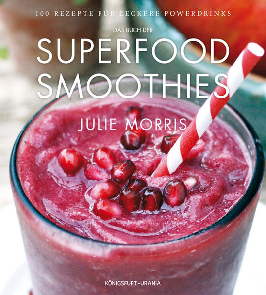 In ihren Rezepten hat die Autorin 100 Smoothies kreiert, die sowohl lecker als auch Energiespender sind. Superfoods sind Nahrungsmittel, die besonders reich an Vitaminen, Mineralien, Spurenelementen, Vitalstoffen und Proteinen sind. Alle für eine ausgewogene Ernährung benötigten Inhaltsstoffe sind darin enthalten. Sie geben reichlich Energie für Körper und Gehirn und sind damit wertvolle Helfer um Stress entgegenzuwirken, den Alterungsprozess aufzuhalten, Erkrankungen vorzubeugen und vernünftig abzunehmen. Julie Morris arbeitet als Küchenchefin in Los Angeles ausschließlich mit vollwertigen, veganen Nahrungsmitteln, sie organisiert Kochshows und hat bereits mehrere Bücher herausgegeben.