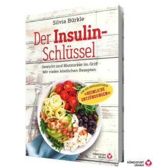 Das Hormon Insulin sorgt im Körper für einen ausgeglichenen Blutzuckerspiegel. Ist dieser gestört, nehmen wir leicht zu und nur schwer wieder ab, und es kann zu Symptomen wie Abgeschlagenheit, Müdigkeit, erhöhter Infektanfälligkeit, trockener Haut und mehr kommen. Dann liegt eventuell eine Insulinresistenz vor, die Vorstufe zum Diabetes Typ 2. Die Folgen können Durchblutungsstörungen, Schlaganfall, Herzinfarkt oder Schäden an Nerven und Nieren sein. Das Gefährliche ist, dass viele Menschen nichts von ihrer Stoffwechselstörung wissen. Schätzungen zufolge leben - neben 8 Millionen diagnostizierten Diabetikern - weitere 2 Millionen mit einer Insulinresistenz - Tendenz steigend, sogar bei Kindern und Jugendlichen! Die gute Nachricht: Mit passender Ernährung können wir verlässlich gegensteuern und uns schützen. Silvia Bürkle vermittelt - wie immer unterhaltsam und leicht verständlich - die Zusammenhänge des Stoffwechselgeschehens und zeigt anhand köstlicher Rezepte, wie einfach eine Ernährungsumstellung für mehr Gesundheit sein kann. - Behalten Sie Ihre Gewichtskontrolle - Schützen Sie sich vor Durchblutungsstörungen, Schlaganfall, Herzinfarkt - Auch bei Kindern und Jugendlichen wird zunehmend Diabetes Typ 2 diagnostiziert - Von der Erfolgsautorin der Bücher zu „Heimlichen Entzündungen“ Mit ausführlichem Fragebogen zum individuellen Insulin-Check.