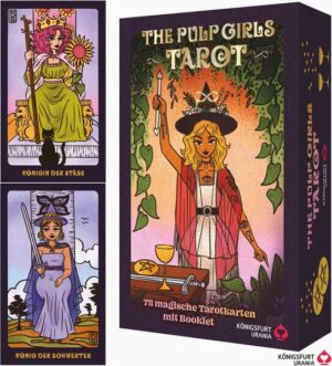 Tarotkarten sind magisch, spannend und helfen dir zu verstehen, was du wirklich denkst und möchtest! Die bekannten Influencerinnen The Pulp Girls erklären dir hier, wie du mit den Karten startest, sie legst und deutest. Im Booklet findest du kurze Deutungen und viele Inspirationen. Diese Karten sind dein neues spannendes Hobby und magisches Tool!