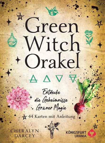 Entdecke die heilenden und magischen Kräfte der Pflanzen, Früchte und Heilkräuter! Green Magic das heißt, im Einklang mit der Natur zu leben, die Kraft der Erde zu spüren und die geheimen Botschaften und magischen Fähigkeiten der Pflanzen zu nutzen. Ziehe eine oder mehrere Karte(n) und lass dich von der Magie der dargestellten Pflanzen inspirieren. Oder säe und ernte selber die entsprechenden Früchte. Das wie ein kleines Hexenbuch gestaltete Booklet erklärt, wie du die Karten als Orakelkarten nutzen kannst und stellt einige ungewöhnliche Legemuster vor. Außerdem findest du zu jeder Karte ein passendes Zitat, die Botschaft der Karte, Tipps zum eigenen Anbau und zur Ernte, magische Entsprechungen und einen kleinen Zauberspruch oder ein magisches Ritual. Schaffe dir eine magische Oase - im Garten oder an einem anderen Platz mit Kübeln und Töpfen oder sogar auf der Fensterbank und werde zu einer wahren Green Witch! Verbinde dich mit der Erde und den Pflanzen und erkenne ihre Magie Nutze die Kräfte von Kräutern und Früchten für die Gesundheit von Körper und Seele Schaffe dir eine grüne Oase Werde eine Green Witch Inhalt: 44 Karten und 112- seitiges farbiges Booklet