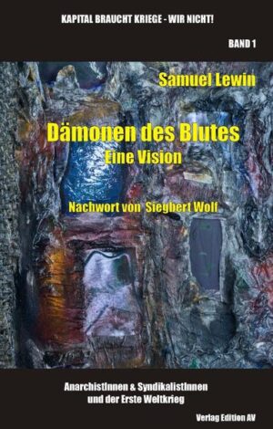 „Es ist finstere, schreckliche Nacht. Mir graut. Wind zerrt und heult gleich Hunden, die sich von der Kette losgerissen haben, und er brüllt. Der Regen strömt, wie schwarze Bären hängen die Wolken bleiern in der Luft und machen die Nacht noch finsterer, dicker und schrecklicher. Finster ist’s, finster, um und um die schwarzen Gruben, die Löcher, die hohlen Schützengräben und die Gräber. Wu-u-u … Ich gehe, schleppe mich durch den Schlamm, den Lehm, stapfe, tappe und suche im Dunkeln, überall wälzen sich Leichen - sie sind liegengeblieben und wie Misthaufen durcheinandergeworfen und stinken. Die Bäume, Skelette, schwarz, traurig, mit verbrannten Zweigen, oft ganz verbrannt, mit Löchern, von Kugeln durchbohrt, zerbrochen, zerhackt und zerstückelt - sie werden vom Wind geschüttelt, der an ihnen zerrt, sie mit den Wurzeln ganz ausreißen will, sie zerbrechen und zerschmettern will, um sie zu vermischen mit dem übrigen Schlamm und mit den verfaulten und zerfallenen Leichen der Menschen.“ Das vorliegende, nach annähernd neunzig Jahren erstmals wieder aufgelegte Antikriegsepos „Dämonen des Blutes. Eine Vision“ von Samuel Lewin (1890-1959) gehört ebenbürtig in die Reihe der nach dem Ersten Weltkrieg entstandenen pazifistischen bzw. antimilitaristischen Prosatexte.