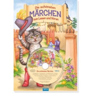 13 klassische Märchen mit liebevollen und detailreichen Illustrationen. Rotkäppchen Aschenputtel Der Wolf und die sieben Geisslein Dornröschen Hänsel und Gretel Frau Holle Der gestiefelte Kater Die Prinzessin auf der Erbse Schneewittchen Rapunzel Der Froschkönig Der Hase und der Igel Die Bremer Stadtmusikanten