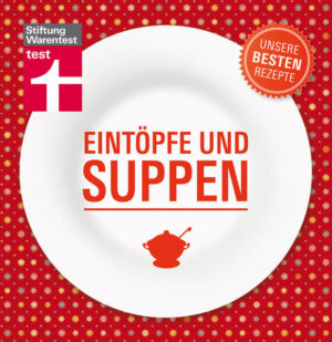 Suppen und Eintöpfe können so vielfältig sein – mehr als 80 Rezepte in diesem Buch liefern hierfür den Beweis: Grüne Gemüsesuppe mit Räuchertofu, Avocado-Chilisuppe mit gebratenen Garnelen, Tomaten-Bohnen-Eintopf mit Salsicce, Möhren-Kohlrabi-Suppe mit Schinkencroutons … Im praktischen Format mit hochwertiger und umweltfreundlicher Ausstattung, vielen Bildern und hilfreichen Tipps präsentiert die Reihe Highlights aus 15 Jahren Kochbuch-Erfahrung der Stiftung Warentest. Kalorienzahl und Zubereitungszeit dienen als Auswahlhilfen, so sieht man auf einen Blick, was besser für die Figur und blitzschnell zubereitet ist.