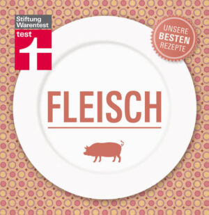 Fleisch bewusst genießen – Dieses Buch enthält mehr als 80 Rezepte, mit denen der Genuss garantiert ist: Balsamico-Hähnchen, Lammkeule in Rotwein mit Schokolade, Sauerbraten in Granatapfelsauce, Schweinekotelett mit Pancetta und Aprikosen, Teriyaki-Kaninchen … Im praktischen Format mit hochwertiger und umweltfreundlicher Ausstattung, vielen Bildern und hilfreichen Tipps präsentiert die Reihe Highlights aus 15 Jahren Kochbuch-Erfahrung der Stiftung Warentest. Kalorienzahl und Zubereitungszeit dienen als Auswahlhilfen, so sieht man auf einen Blick, was besser für die Figur und blitzschnell zubereitet ist.