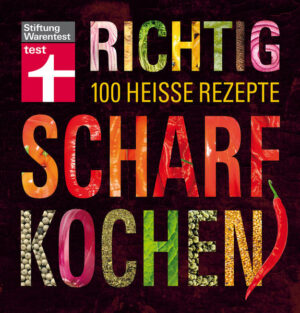 Scharfe Küche für feine Zungen. Sanftes Prickeln mit himmlischem Aroma und höllisches Feuer mit der vollen Wucht der Endorphine - dieses Buch bietet beides und alles dazwischen. Nicht nur Chili und Pfeffer, sondern scharfes Essen und kulinarische Scharfmacher aus der ganzen Welt sind hier versammelt: vom heimischen Meerrettich bis zur Parakresse aus Brasilien und Ingwer und Zimt aus der indischen Küche. Scharf ist nicht gleich scharf. Chili-Schärfe und die Schärfe von Ingwer oder Kurkuma "schmecken" unterschiedlich, sie reizen andere Rezeptoren auf der Zunge. Das Kochbuch der Stiftung Warentest stellt mehr als 40 bekannte und unbekannte Scharfmacher vor - mit tollen Rezeptideen aus aller Welt! Der Autor Peter Wagner, Spiegel-Online-Kolumnist und Kopf des Männerkochportals "Kochmonster", zeigt, was mit scharfmachenden Kräutern, Gewürzen, Wurzeln und Gemüsen alles möglich ist: zum Beispiel Mallorquinische Jalapeño-Tortilla mit Chorizo, Schaf-Tajine mit Feigen und Salzzitronen, Lammfrikadellen mit Lampong-Limetten-Mayo oder Szechuanpopcorn.