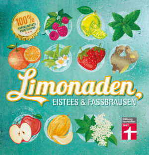 Frisch lecker und gesund: Coole Limos, Tees und Brausen. Selbst gemachte Limonaden, Eistees oder Fassbrausen sind wahre Geschmackswunder. Sie sind viel origineller und abwechslungsreicher als jede Supermarktware und fast so gesund wie ein Smoothie. Es prickelt und zischt: Neben Limonadenklassikern und Exoten, malzigen Fassbrausen und kühlen Eistees finden Sie in diesem Buch Rezepte für gesunde Energydrinks. Alle Rezepte enthalten Angaben zu Zuckergehalt, Kalorien und Vitaminen. Der Sommer kann kommen!