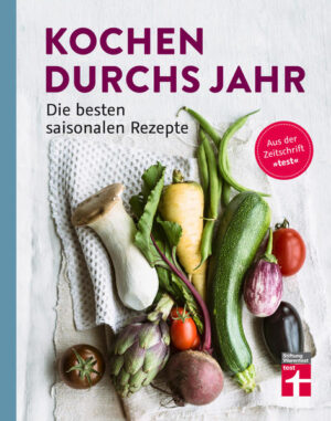 Wussten Sie, dass man Jahreszeiten auch schmecken kann? Diese Sammlung der beliebtesten Rezepte aus der Zeitschrift „test“ von Stiftung Warentest begleitet Sie mit all Ihren Sinnen über den Wochenmarkt: Da gibt es Rhabarber und Erdbeeren im Frühling, Kirschen und Blattsalat im Sommer, Kürbis und Pilze im Herbst und Kohlgemüse im Winter. Wer sehr gut kocht, kocht saisonal! Mit einer kleinen informativen Warenkunde zu jedem Rezept, dem praktischen Saisonkalender sowie Tipps zu Haltbarkeit und Lagerung halten Sie Ihren Speiseplan das ganze Jahr über auf Zack. Freuen Sie sich auf Geschmackserlebnisse wie gegrillte Melone mit Thunfisch, Entenbrust auf Granatapfel, Mangoldsalat mit Sesam-Tofu oder Quitten-Strudel mit Walnüssen.