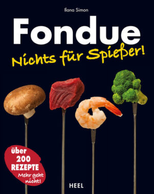 Ein Muss für jeden Fondue-Freund Das ideale Geschenk zur Fondue-Einladung: mit Käse- Öl-, Brühe- und Dessertfondues Über 200 Fondue-Rezepte - Mehr geht nicht »Das großartigste Buch über Fondues, welches ich bisher zu Gesicht bekommen habe!« (BuchGourmet) Gibt es etwas Schöneres, als einen geselligen Abend mit der Familie oder mit Freunden zu verbringen? Das perfekte Essen für diesen Anlass ist ein leckeres Fondue. Fondue - Nichts für Spießer zeigt Ihnen, wie spannend - und überhaupt nicht spießig - ein solcher Fondue-Abend sein kann. Das perfekte Fondue ist schnell zubereitet und mit den richtigen Rezepten ausgesprochen abwechslungsreich. Entdecken Sie in einer Auswahl aus über 200 Rezepten neue, kreative und vor allem äußerst leckere Möglichkeiten für die Zubereitung des Klassikers. Ob bekannte oder neue Rezepte für Käse- und Ölfondues, verschiedene Brühe- oder himmlische Dessert-Fondues - hier findet man unzählige Variationen, wie sie kaum jemand kennt.