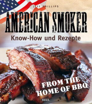 Eine umfangreiche Einführung in das Thema Smoken! Das perfekte Grill- und Smoke-Buch - besonders für alle Fans des American BBQ! Tolle Rezepte - von Geflügel und Schwein über Rind und Fisch bis hin zu Desserts ! Die Fangemeinde der bulligen, schwarzen Stahlkolosse, die einer Mini-Lokomotive optisch ähnlicher sind als einem Grill, wird stetig größer. Immer mehr Menschen begeistern sich für "low and slow", das langsame Garen meist größerer Fleischstücke bei konstant niedriger Temperatur. Einmalig sind dabei nicht nur die Aromen, die sich durch die verschiedensten Rauchnoten zaubern lassen, sondern auch die außergewöhnlich lange Garzeit, die die meisten Smokergerichte benötigen. Aber Smoken, das wissen alle Kenner, ist nicht nur Nahrungszubereitung, es ist Entspannung. Und was trägt mehr zur oft und viel zitierten Entschleunigung bei als eine Smoker-Session, die sich über einen ganzen Nachmittag oder gar einen kompletten Tag ausdehnt. Pitmaster Jeff Philipps zeigt in seinem Buch American Smoker Schritt für Schritt die Grundlagen der "Smokeologie", gibt Tipps für die Auswahl des richtigen Smokers, zeigt, welches Zubehör sinnvoll ist, wie man Feuer macht und die Temperatur konstant hält und erklärt, welches Holz am besten mit den ausgewählten Lebensmitteln harmoniert. Abgerundet wird das "Rundum-sorglos-Paket" für jeden Smokerbesitzer mit einer Vielzahl verführerischer, abwechslungsreicher Rezepte, die sich bei Bedarf auch mühelos zu kompletten Menüs kombinieren lassen. Von den Klassikern wie gesmokten Hähnchenschenkeln, Spare Ribs oder Knoblauch-Zwiebel-Brisket über würzige Saucen, Rubs und Brines bis hin zu Spezialitäten wie gesmokte Ente mit Wein-Butter-Sauce oder gefüllte Wurst-Fatties im Speckmantel, Beilagen und Desserts findet sich alles, was das Herz des Smokerbesitzers höher schlagen lässt. Fazit: Dieses Buch ist ein unverzichtbarer Begleiter für alle Einsteiger ins Smoken, bietet aber auch erfahrenen Smokern viele nützliche Tipps. Als kulinarischer Roadtrip durch die USA ist es für alle Fans der amerikanischen Küche eine Must-Have!