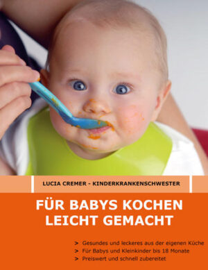 Viele Mütter möchten gerne selber für ihr Baby kochen und sicher sein, dass sie alles richtig machen. Viele Fotos und genaue Anleitungen geben ihnen Sicherheit. Alle Rezepte sind leicht nachzukochen und ruck zuck zubereitet. Die Zutaten sind preiswert und im Supermarkt erhältlich. Sie erhalten Informationen über: - Gesunde Babyernährung. - Den richtigen Zeitpunkt für Beikost. - Wie Beikost eingeführt werden kann. - Welche Lebensmittel geeignet sind.