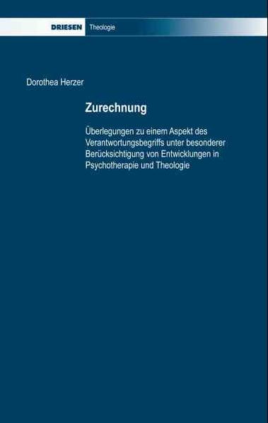 Vom Thema der Zurechnung ist wohl jeder Mensch täglich betroffen. "Wer war das?", "Das wollte ich nicht!", "Das war doch nicht abzusehen!"-Solche alltäglichen Äußerungen gehören in das weite Feld der Rede von der Zurechenbarkeit. Zurechnungsfragen beziehen sich darauf, unter welchen Bedingungen und Umständen ein Mensch als Urheber einer Handlung oder Begebenheit zu sehen ist. Was sich auf die Zurechenbarkeit bezieht, gehört zum Herzstück von Menschenbildern. Denn Annahmen bezüglich der Zurechenbarkeit implizieren Aussagen über Freiheit, Verantwortung und Schuld. Dorothea Herzer untersucht die Behandlung von Zurechnungsfragen aus interdisziplinärer Sicht. Die Autorin stellt die Rede von der Zurechenbarkeit in ihrer klassischen Ausformung dar und zeigt gegenwärtige Problematisierungen der traditionellen Fassung auf. Besonderes Augenmerk richtet die Autorin auf die Fachrichtungen Psychotherapie und Theologie.