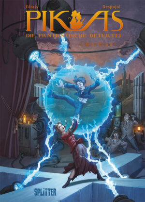 Auguste Dupin, der akribische, eigenbrötlerische Erforscher des Paranormalen, untersucht Fälle, die die Grenzen der Rationalität sprengen. Unterstützt wird er dabei von seiner ebenso schlauen wie impulsiven Assistentin und Schülerin, Flora Vernet. Ein ungleiches Paar, das sich zusammenraufen muss, um den Kampf gegen die Kreaturen der Nacht aufnehmen zu können. Die lebendigen und dynamischen Zeichnungen von Emmanuel Despujol und das amüsante, hochspannende Szenario von Thierry Gloris machen aus »Pik As« eine der originellsten Detektivgeschichten, die es im Comic bislang gegeben hat.