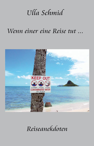 In ihren humorvollen Anekdoten berichtet Ulla Schmid von ihren Reiseerlebnissen aus Griechenland, Hawaii oder Italien. Angereichert mit vielen geschichtlichen Hintergrundinformationen beschreibt die Autorin ihre Erfahrungen mit der Ironie, die man benötigt, um manche Reisestrapaze erfolgreich zu bestreiten.