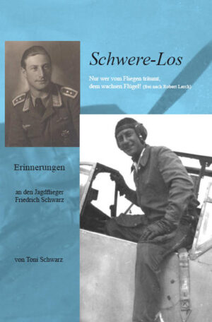 Dies ist die Geschichte meines Vaters, Friedrich Schwarz, der während des Zweiten Weltkrieges als Jagdflieger gekämpft hat. Die beschriebenen Ereignisse beruhen auf seinen Erzählungen und meinen Recherchen. Manches musste ich ergänzen. Jedoch basiert das grundsätzliche Geschehen auf wahren Begebenheiten.