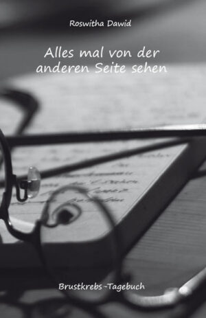 In ihrem Erfahrungsbericht möchte Roswitha Dawid betroffenen Frauen einen Einblick in den Alltag bei einer Brustkrebserkrankung bieten. Tagebuchartig beschreibt die Autorin die schwere Zeit während der Chemotherapie und des Krankenhausaufenthaltes. Alles mal von der anderen Seite sehen macht Hoffnung und zeigt, dass man auch in schweren Zeiten nie den Blick auf das Wesentliche verlieren darf.