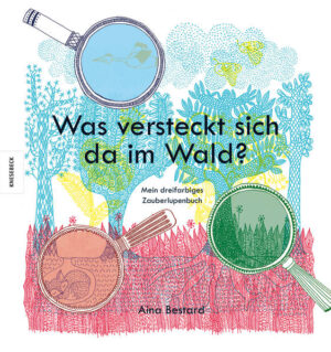 Auf den ersten Blick scheint im Wald alles ruhig zu sein. Aber wer durch die blaue, rote oder grüne Lupe genauer hinsieht, entdeckt die versteckten Geheimnisse in der Natur! Jede Seite zeigt Tiere und Pfl anzen, die wie von Zauberhand zum Leben erweckt werden. So entfaltet sich der ganze Zauber der Natur vor unseren Augen.